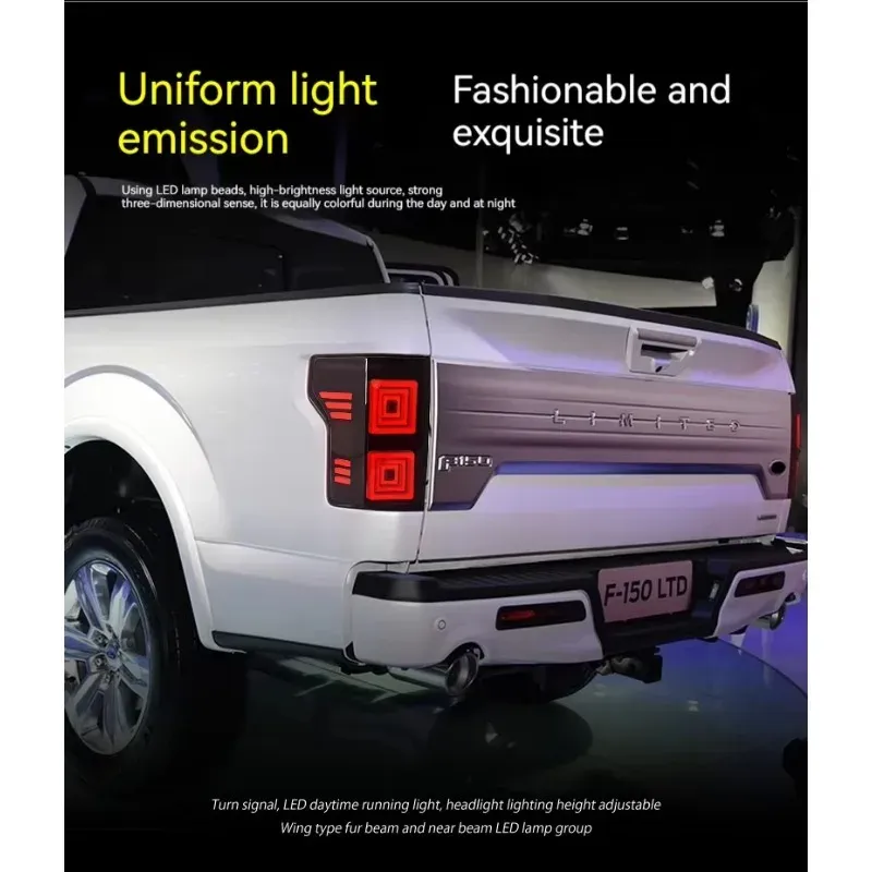 Задние LED-фонари динамический поворотник для Ford Raptor F-150 (2015-2021), комплект, комплект, FT Carlight Carlight — фото 5