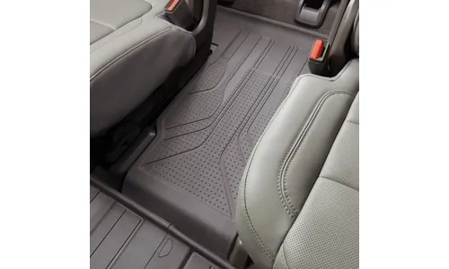 Коврики салона с бортами для третьего ряда, с креслами, для Chevrolet Traverse II, темно-серый, GM — фото 1