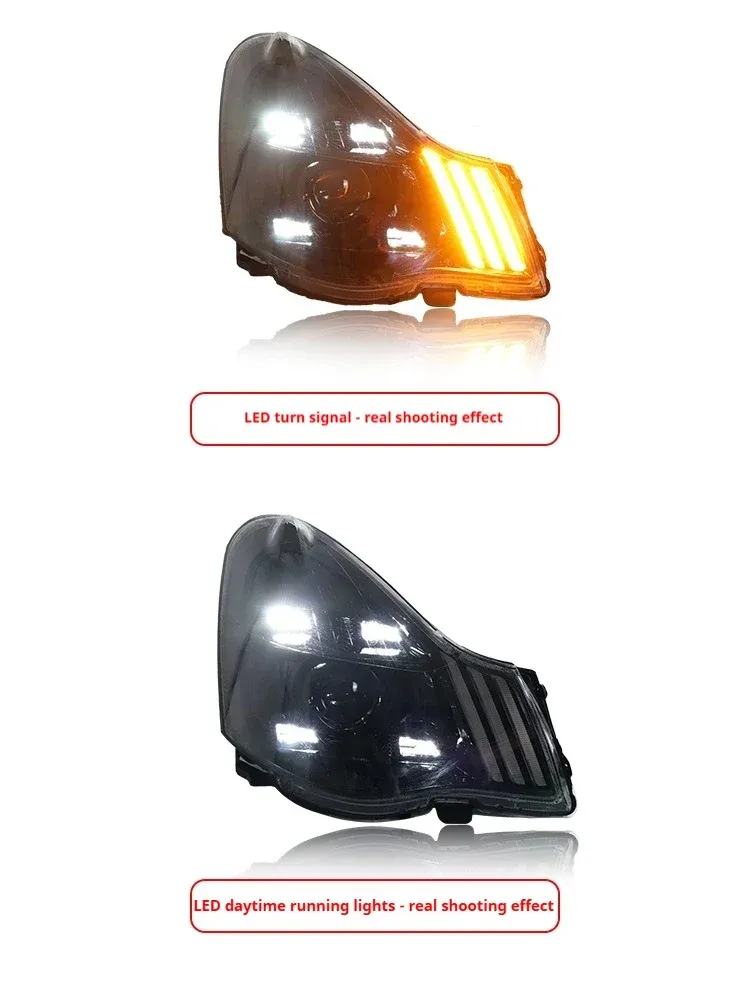 Фары передние LED с ходовыми огнями для Nissan Sylphy/Sentra (2006-2019), комплект, комплект, FT Carlight Carlight — фото 6