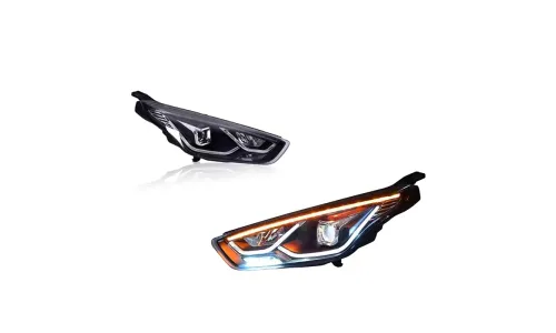 Фары передние LED с ходовыми огнями для Ford Escort (2015-2017), комплект, комплект, FT Carlight Carlight — фото 6