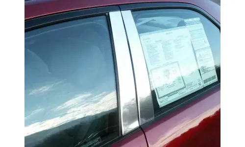 Накладки на стойки дверей 4шт. для Cadillac CTS 2003-2007 — фото 1