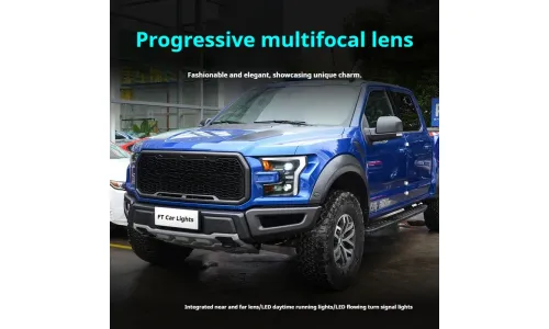 Фары передние LED с ходовыми огнями для Ford Raptor F-150 (2015-2020), комплект, комплект, FT Carlight Carlight — фото 4