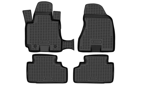 Коврики в салон HYUNDAI Tucson 2004-2009, 4 шт. (полиуретан) / Хендай Туксон — фото 1