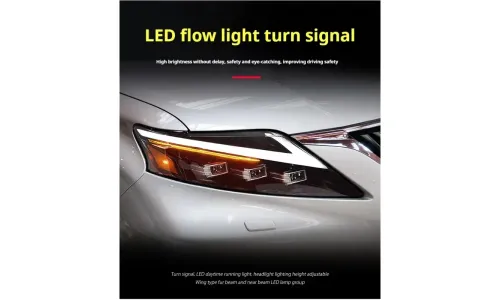 Фары передние LED с ходовыми огнями для Lexus RX200/RX270 (2009-2012), комплект, комплект, FT Carlight Carlight — фото 3