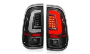 Ford F-250 Super Duty 2008-2016 задние фонари LED, цвет черный Housing прозрачный, коплект, ANZO USA — фото 1