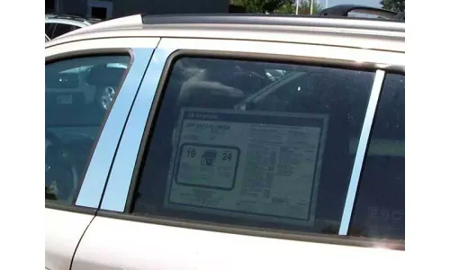 Накладки на стойки дверей 6шт. комплект для Hyundai Santa Fe 07-12 — фото 1