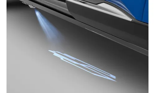 Комплект освещения лужи накладка порога с проекцией логотипа Bowtie для Chevrolet Blazer EV, GM — фото 1