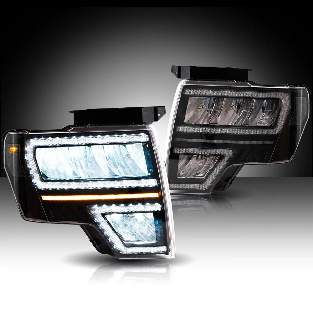 Фары VLAND LED отражатели для Ford F-150 12-го поколения (2009-2014) — фото 1