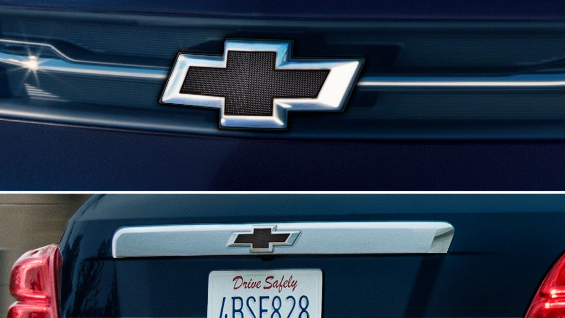 Комплект эмблем Bowtie для Chevrolet Trax II (2018–2022), черные, GM — фото 1