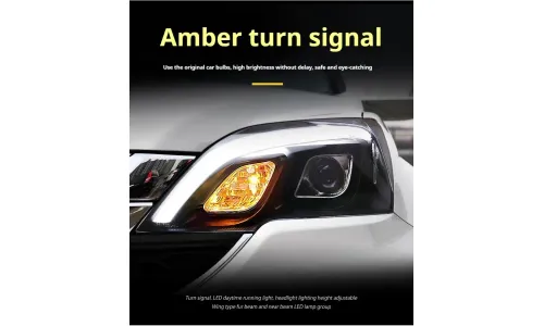 Фары передние LED с ходовыми огнями для Honda CR-V (2007-2011), комплект, комплект, FT Carlight Carlight — фото 3