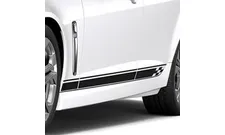 Комплект боковых наклеек для Chevrolet SS, черные, GM — фото 1