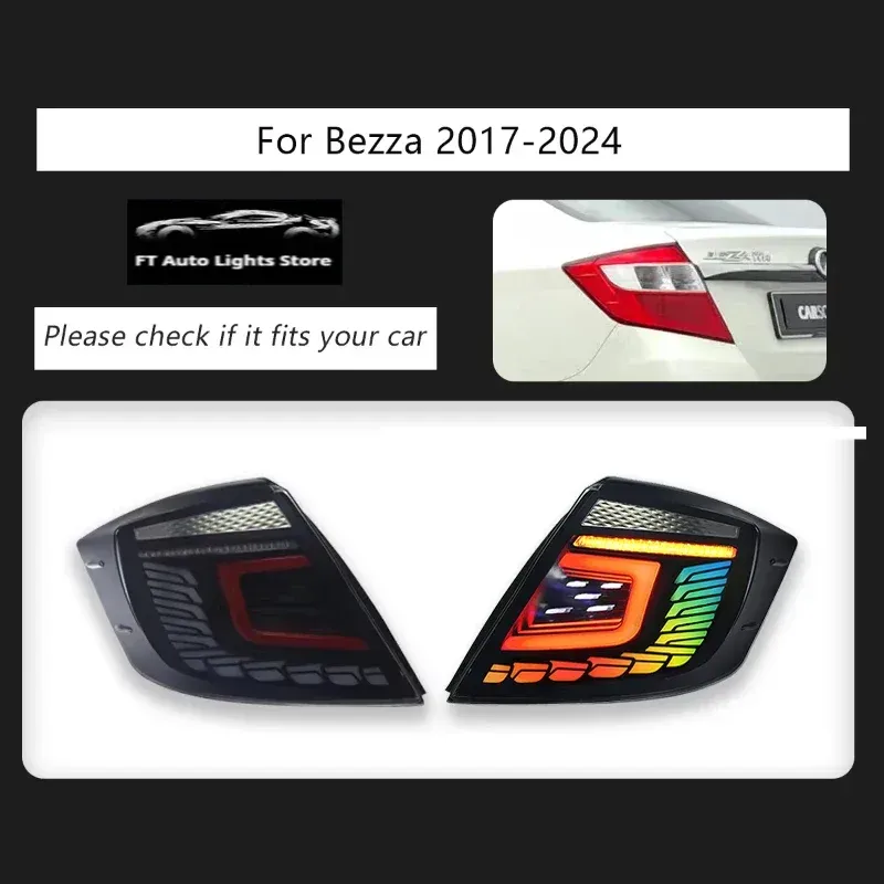 Задние LED-фонари RGB динамический поворотник для Perodua Bezza (2017-2024), комплект, комплект, FT Carlight Carlight — фото 1