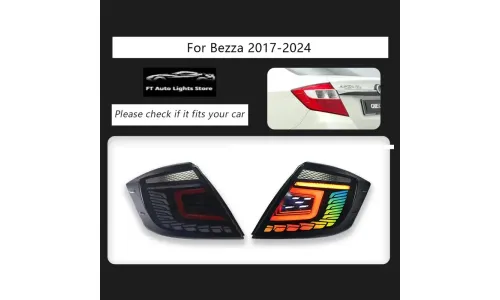 Задние LED-фонари RGB динамический поворотник для Perodua Bezza (2017-2024), комплект, комплект, FT Carlight Carlight — фото 1