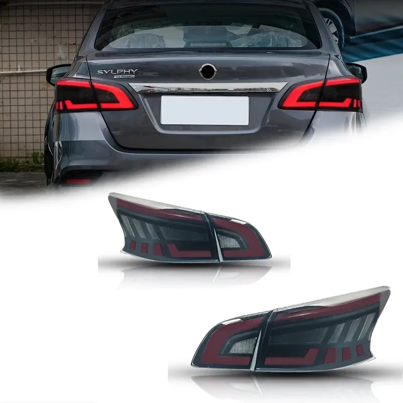 Задние LED-фонари динамический поворотник для Nissan Sylphy (2012-2024), комплект, комплект, FT Carlight Carlight — фото 1