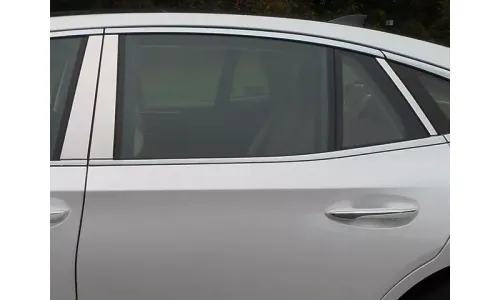 Накладки на стойки дверей из нержавеющей стали 6 шт для Lexus LS500 2018-2021 QAA | PP18101 — фото 1
