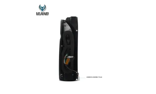 Задние LED-фонари VLAND последовательный поворотник прозрачные для Toyota Hiace H200 (2004-2019) — фото 5