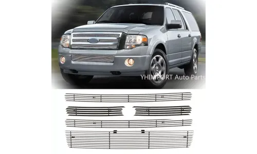 хром решетка с ламелями Grill, вставка Combo 2007-2014 Ford Expedition 2010 2011 — фото 1