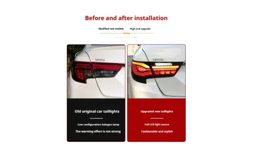 Задние LED-фонари RGB динамический поворотник для Toyota Mark X (2010-2017), комплект, комплект, FT Carlight Carlight — фото 7