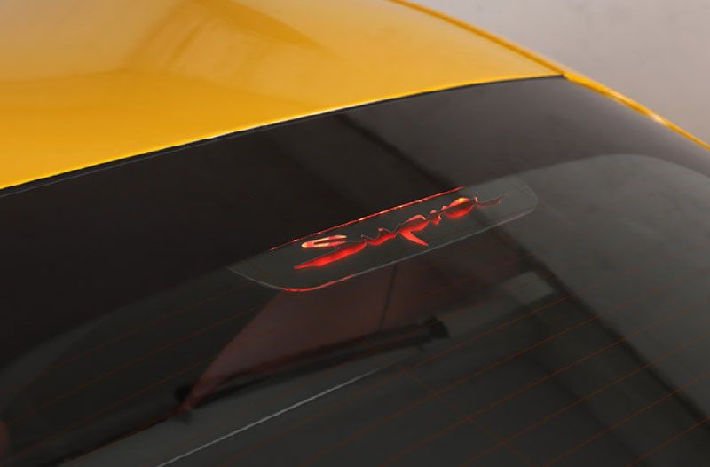 Накладка на верхний стоп сигнал под стеклом, нержавейка под карбон, для Toyota Supra 5 A90 (2019-2025) — фото 1