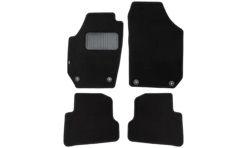 Коврики в салон Klever Standard SKODA Fabia, Fabia Scout 2007-2010, 2010-2014 хэтчбек, 4 шт. (текстиль) / Шкода Фабия — фото 1