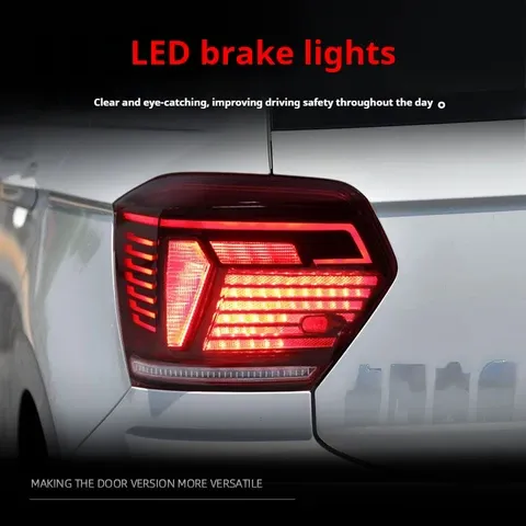 Задние LED-фонари динамический поворотник для VW Polo (2019-2023), комплект, комплект, FT Carlight Carlight — фото 4