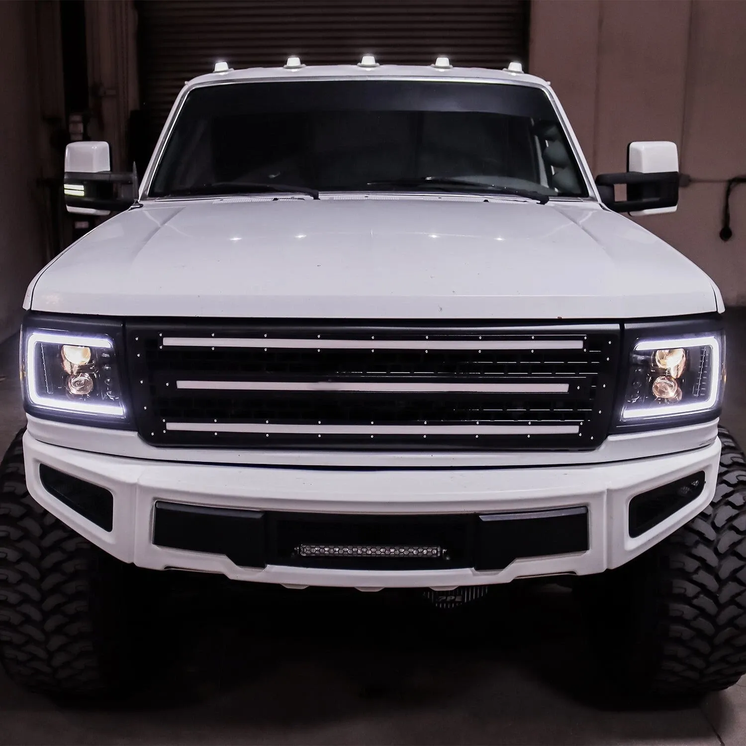 Фары светодиодные Alpha-Black LUXX для Ford F-150/250/350 Bronco 1992–1996, AlphaRex — фото 4