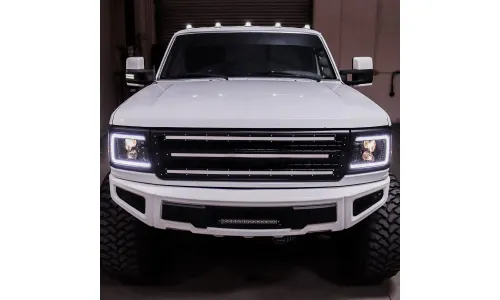 Фары светодиодные Alpha-Black LUXX для Ford F-150/250/350 Bronco 1992–1996, AlphaRex — фото 4