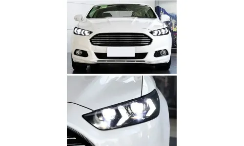 Фары передние LED с ходовыми огнями для Ford Fusion Mondeo MK5 (2013-2016), комплект, комплект, FT Carlight Carlight — фото 7