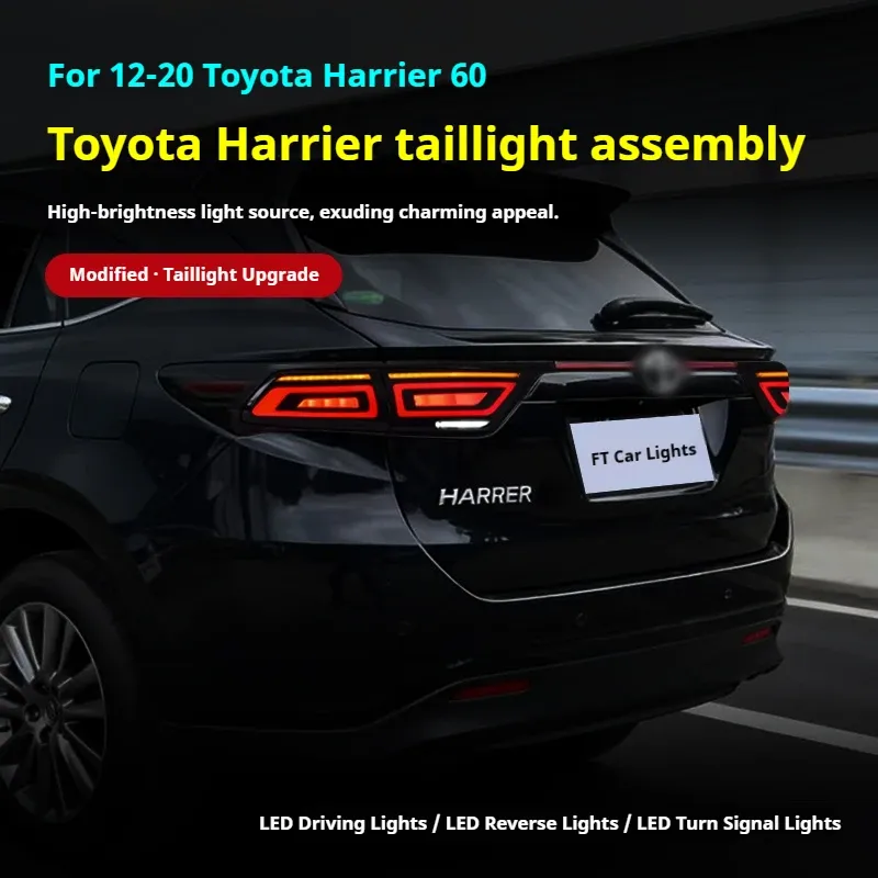 Задние LED-фонари динамический поворотник для Toyota Harrier/Venza (2012-2020), комплект, комплект, FT Carlight Carlight — фото 5