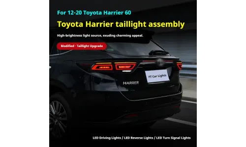 Задние LED-фонари динамический поворотник для Toyota Harrier/Venza (2012-2020), комплект, комплект, FT Carlight Carlight — фото 5