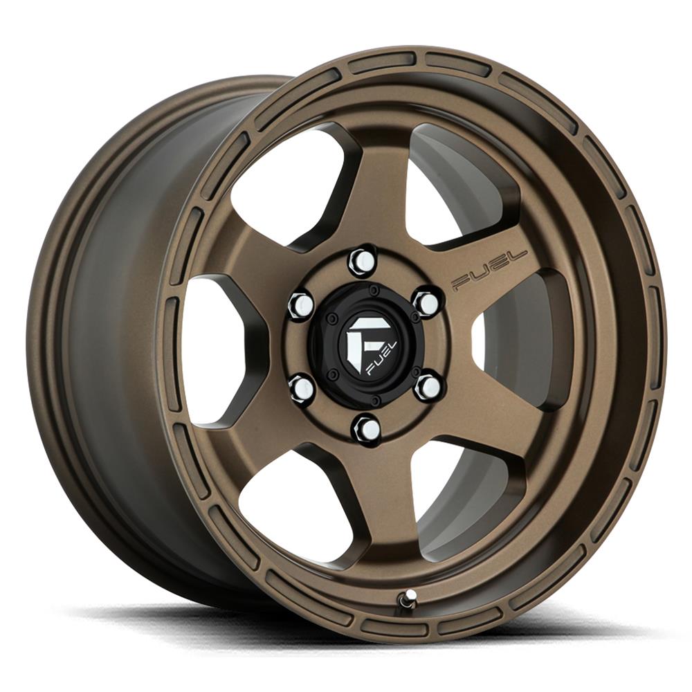 Диск колесный R18x9 Shok D666 Матовый Бронза Fuel Off-Road — фото 1