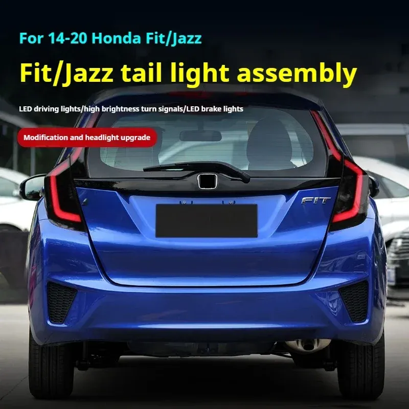 Задние LED-фонари динамический поворотник для Honda Fit GK5 (2014-2020), комплект, комплект, FT Carlight Carlight — фото 5