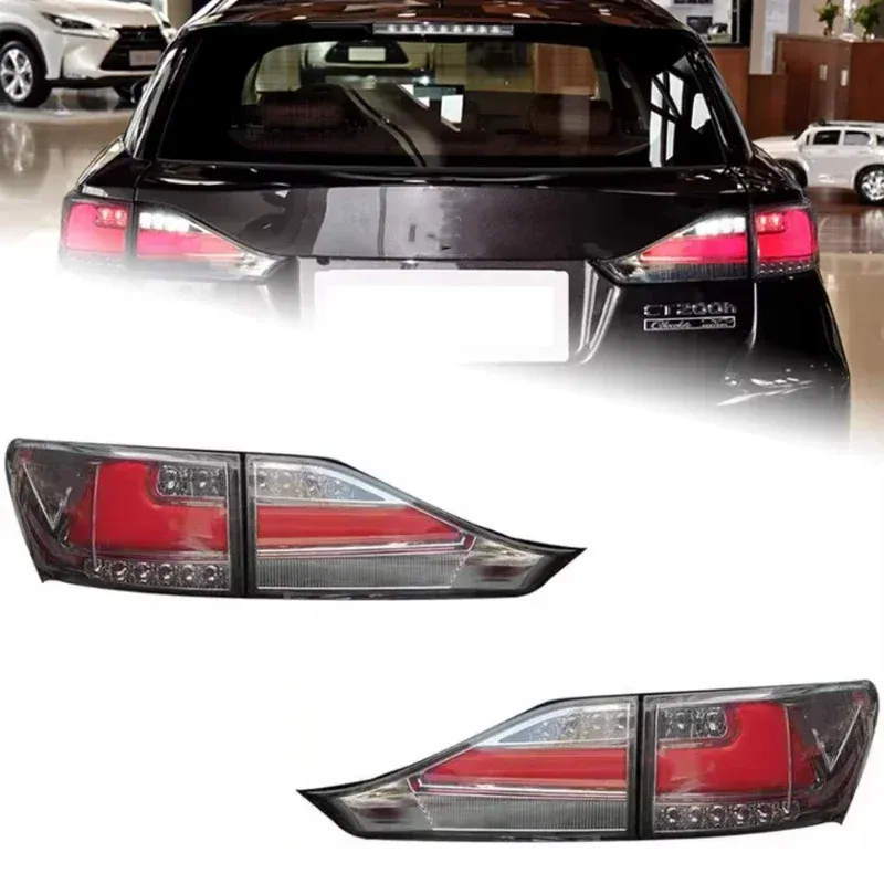 Задние LED-фонари динамический поворотник для Lexus CT200h (2011-2017), комплект, комплект, FT Carlight Carlight — фото 1