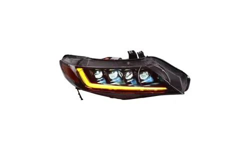 Фары передние LED с ходовыми огнями для Honda Civic 8 (2006-2011), комплект, комплект, FT Carlight Carlight — фото 6