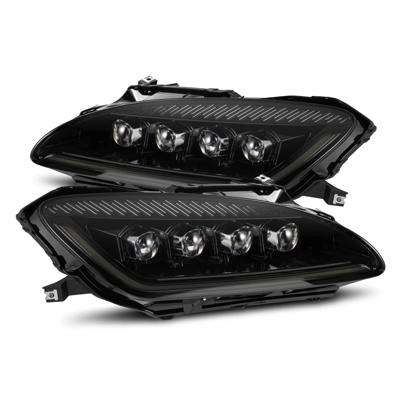 Фары проекторные светодиодные Alpha-Black NOVA для Honda S2000 AP1 AP2 2000–2009, AlphaRex — фото 1