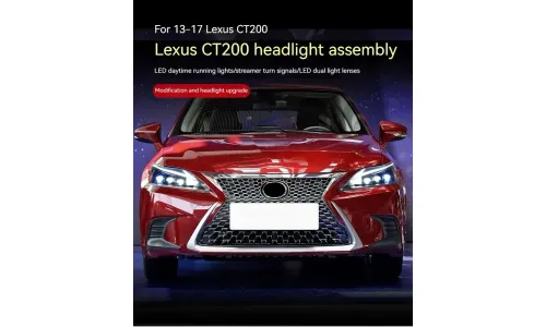 Фары Full LED проектор ДХО для Lexus CT200 (2013-2017), комплект, комплект, FT Carlight Carlight — фото 5