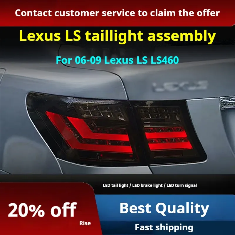 Задние LED-фонари динамический поворотник для Lexus LS460/LS600 (2006-2009), комплект, комплект, FT Carlight Carlight — фото 2