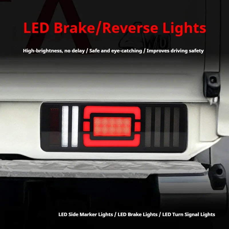 Задние LED-фонари динамический поворотник для Toyota Land Cruiser 70 (2007-2024), комплект, комплект, FT Carlight Carlight — фото 4