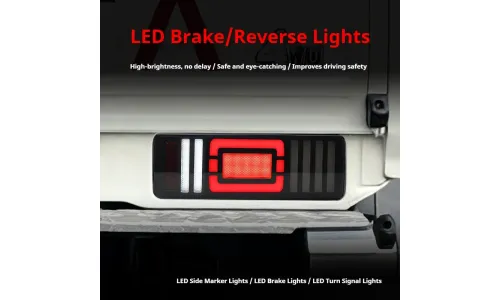 Задние LED-фонари динамический поворотник для Toyota Land Cruiser 70 (2007-2024), комплект, комплект, FT Carlight Carlight — фото 4