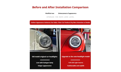 Фары передние LED с ходовыми огнями для Porsche 993 (1993-1998), комплект, комплект, FT Carlight Carlight — фото 7