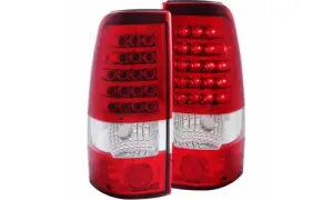 GMC Sierra 2500 HD 2001-2006 задние фонари LED красный/прозрачный, коплект, ANZO USA — фото 1