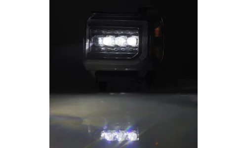 Фары светодиодные Black NOVA для GMC Sierra 1500/2500/3500 2015–2018, AlphaRex — фото 7