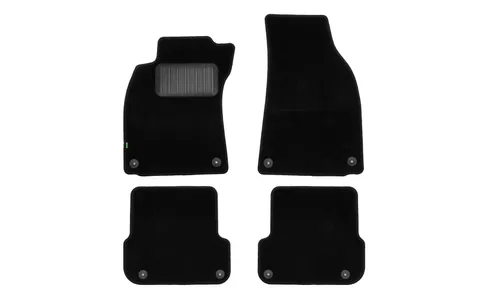 Коврики в салон Klever Standard AUDI A6 АКПП 2004-2008, 2008-2011, седан, 4 шт. (текстиль) / Ауди А6 — фото 1