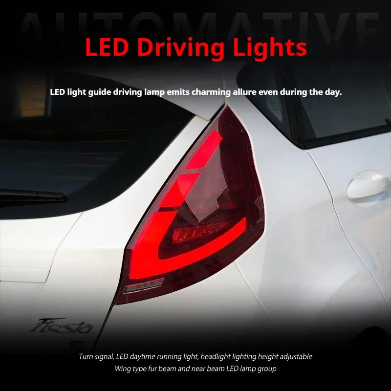 Задние LED-фонари динамический поворотник для Ford Fiesta MK7 (2009-2015), комплект, комплект, FT Carlight Carlight — фото 3