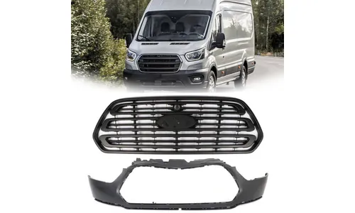 Крышка переднего бампера + верхняя решетка радиатора для Ford Transit 150 250 350 2015-2019 годов выпуска — фото 1