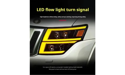 Фары передние LED с ходовыми огнями для Mitsubishi Pajero V93/V97 (2009-2021), комплект, комплект, FT Carlight Carlight — фото 4