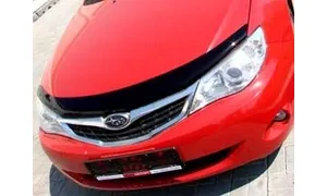 Дефлектор капота темный SUBARU IMPREZA 2008-2011 / Субару Импреза — фото 1
