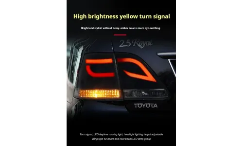 Задние LED-фонари динамический поворотник для Toyota Crown (2003-2009), комплект, комплект, FT Carlight Carlight — фото 3