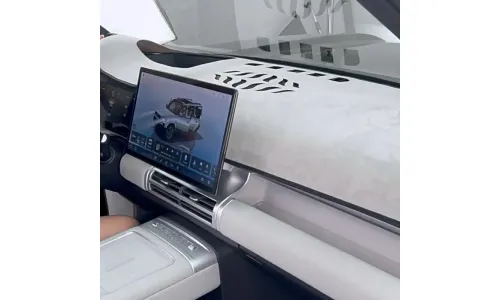 Солнцезащитный коврик на приборную панель из замши для BYD Leopard 7 (2025-) — фото 3