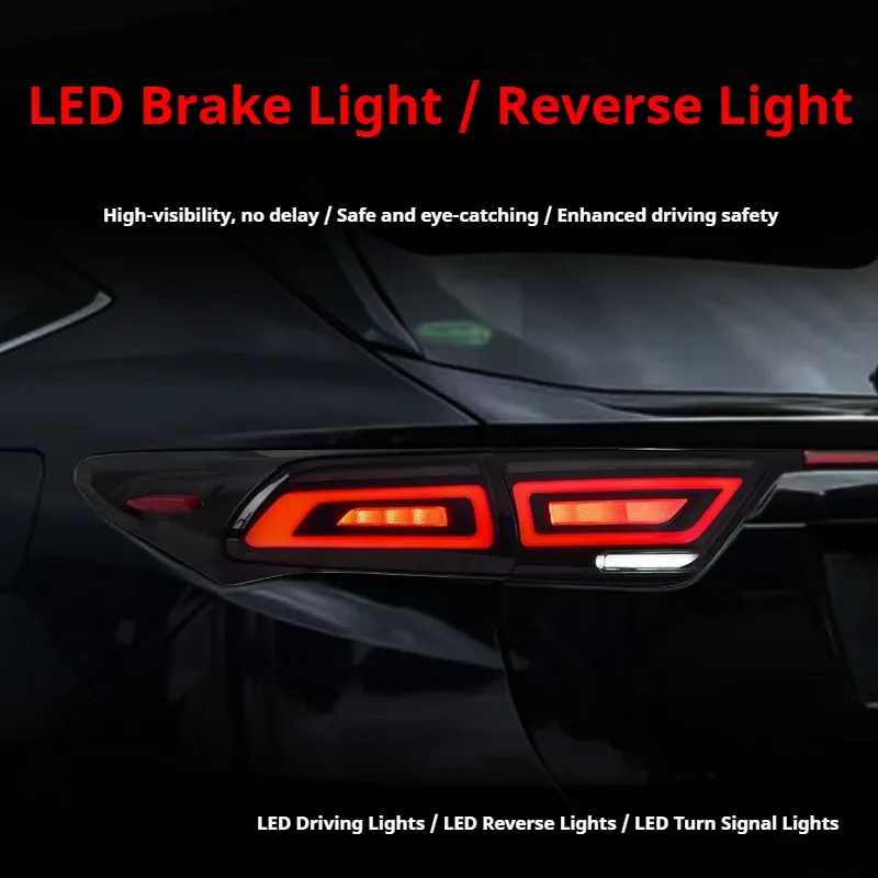 Задние LED-фонари динамический поворотник для Toyota Harrier/Venza (2012-2020), комплект, комплект, FT Carlight Carlight — фото 4